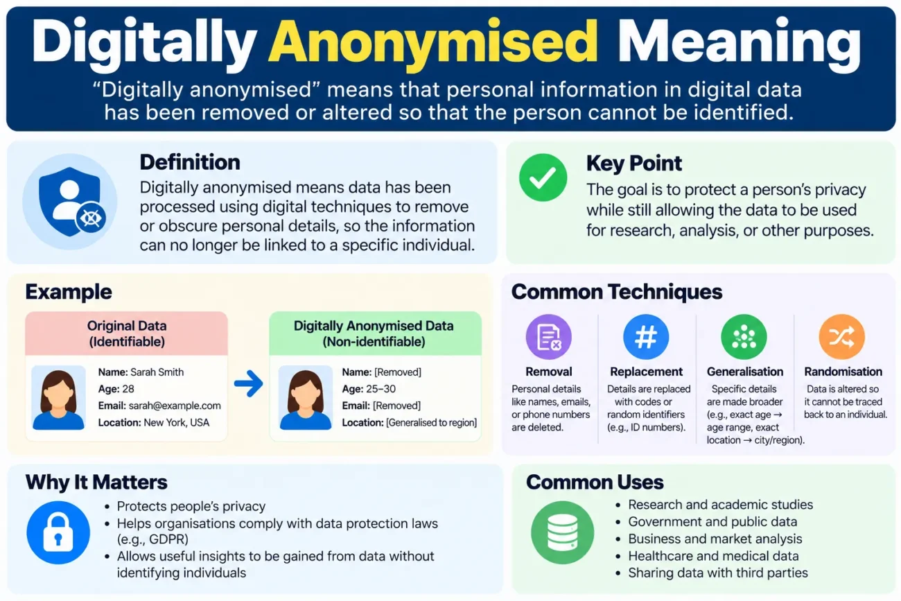 Digitally Anonymised Meaning