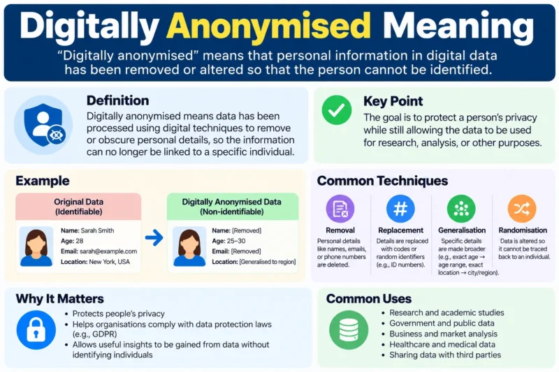 Digitally Anonymised Meaning